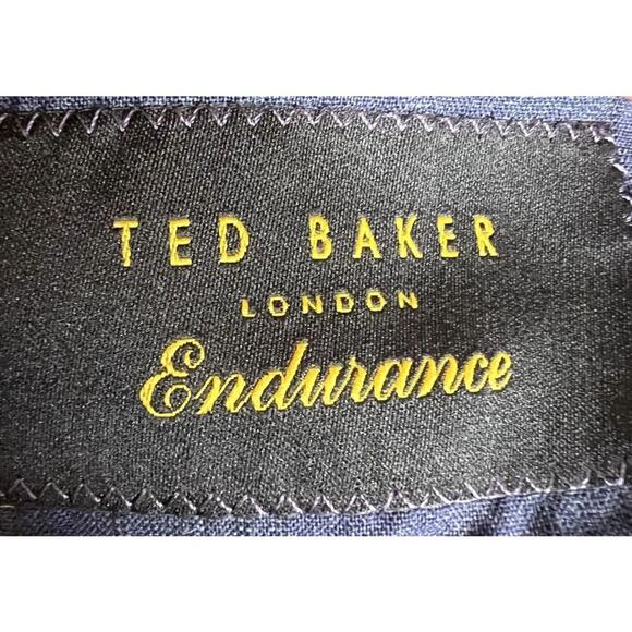 Ted Baker London Jones CT Jacket Blazer Sports Coat  Mens 36 Blue Plaid Preppy - Picture 3 of 8